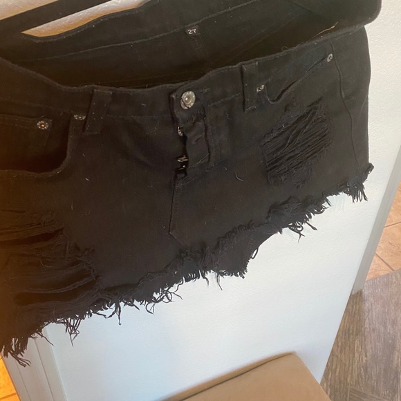 Jean skirt - distressed - Picture 5 of 5